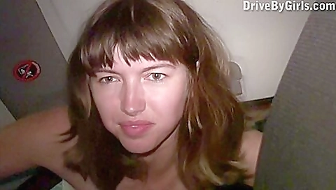 A brunette enjoys a threesome with her lover and a guy