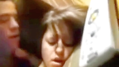 Sexy brunette 18+ in a black lingerie and necklace