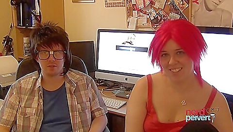 Huge boobs milf in stockings and making porn movie