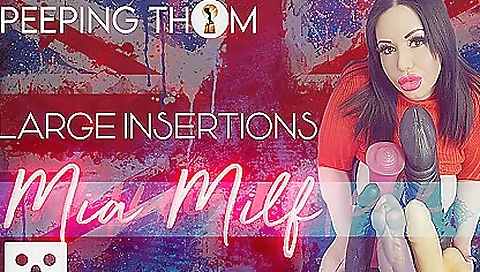 Mia milf masturbates in a vr movie with her large-assed ass