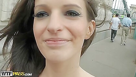 Beautiful big boobed pornstar fucking on the beach