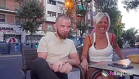 Horny milf in a tattooed body gets fucked in deep throat