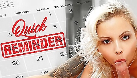 Horny brunette pornstar gets her cunt fingered in a quick vid