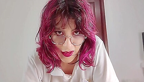 Cute skinny babe with tattooed pussy getting a handjob