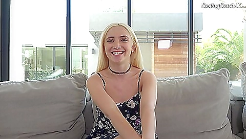 Amateur blonde teen showing her hairy pussy and hairy cunt