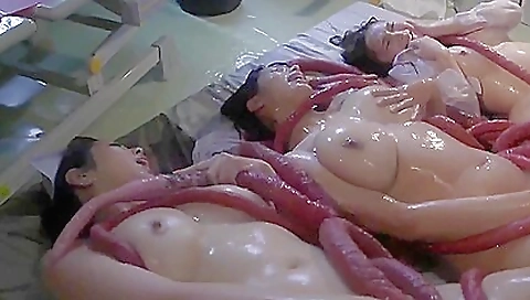 Japanese pornstar fucked two men in hot asian video