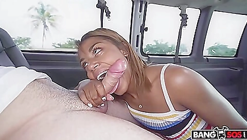 Black woman with a deep throat and a nice ass is going to be fucked